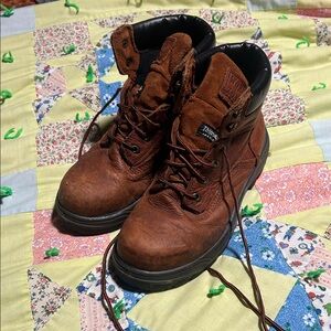 Timberland Men's Rustic Brown Leather Boots